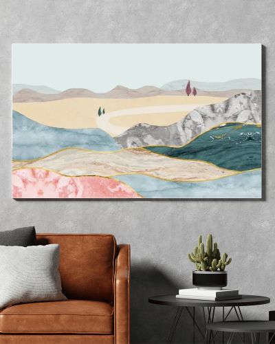 Abstract art painting. Oil painting on canvas. Golden texture. Illustration, wall decoration. modern Art. modern Art. Wallpapers, posters, cards, carpets, paintings, prints