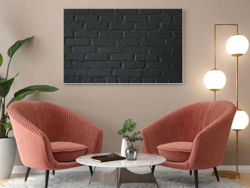 black brick wall background