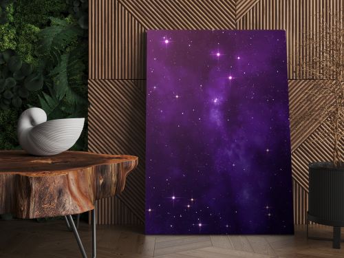 Purple Nebula space background