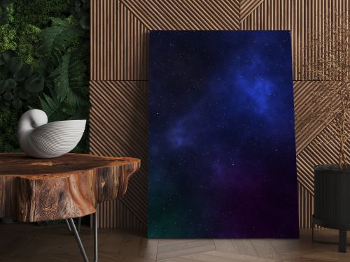Space background. 3D rendering