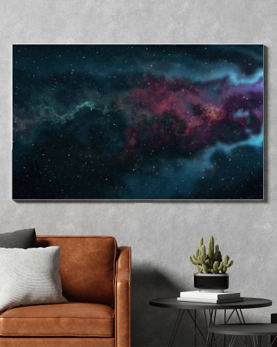 soft nebula space stars night sky illustration background new quality nature scenic school cool education colorful light stock image