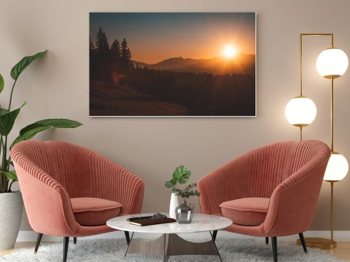 Landscape of the Polish Tatra Mountains