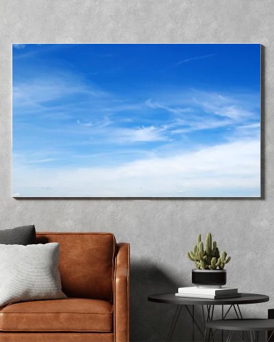 Blue sky background