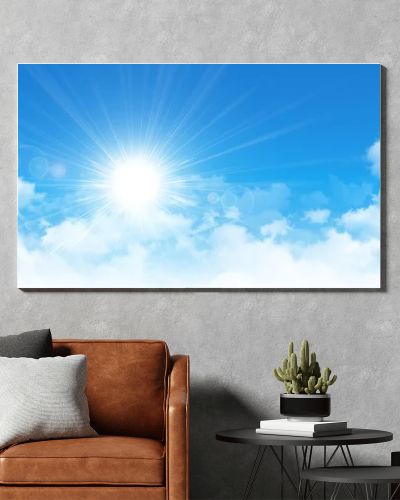 Panoramic cloudscape