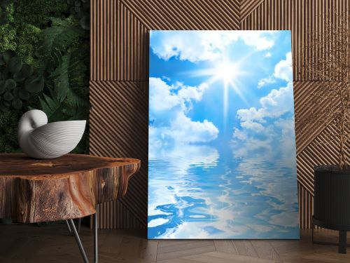 Solar sky background