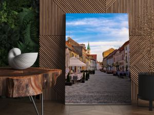 Baroque town of Varazdin street view