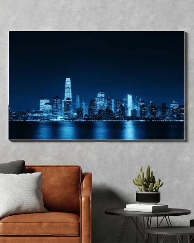 New York City downtown skyline