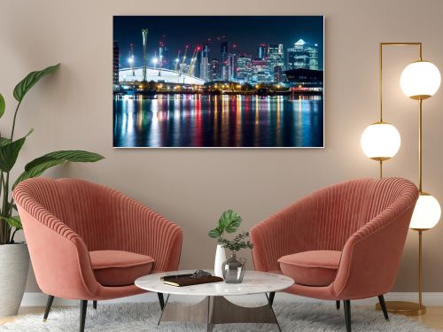 London cityscape with buildings and skyscrapers