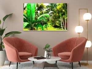 Ilustracja 3D tropikalnej dżungli