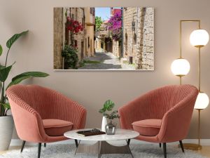 Street in the old town of Rhodes, Greece