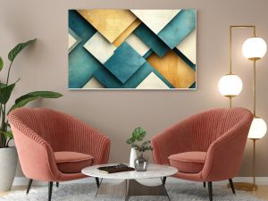 Abstract geometric background featuring rectangles suitable for use as texture wallpaper poster or motif for invitations