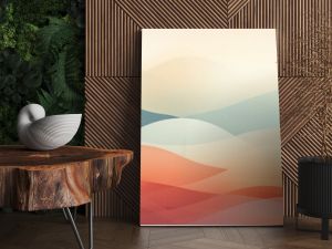 Craft a minimalist abstract background using translucent layers and soft, muted colors.