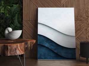 abstract wavy landscape background