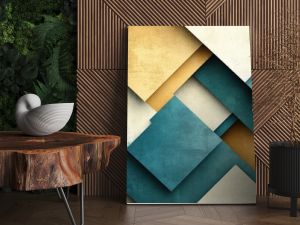 Abstract geometric background featuring rectangles suitable for use as texture wallpaper poster or motif for invitations