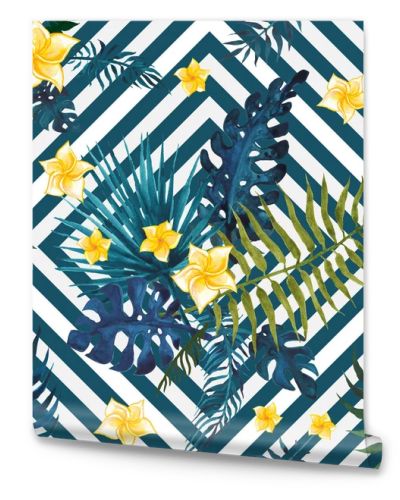 Tropical seamless pattern.