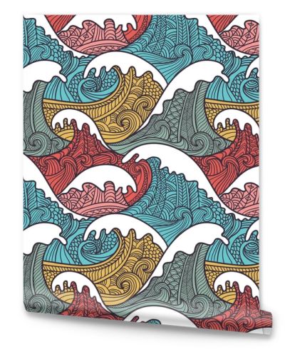 Sea seamless pattern