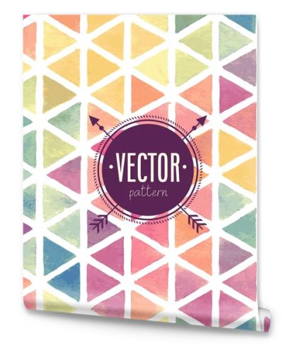 Vector Watercolor seamless pattern.