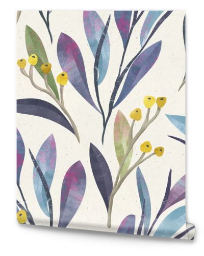 pattern with color flowers