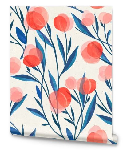 Seamless watercolor floral pattern