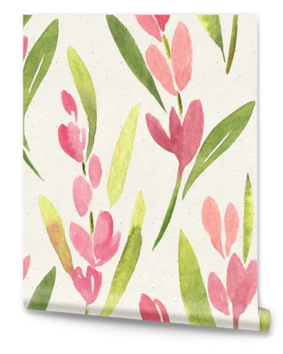 pattern with colorful leaves