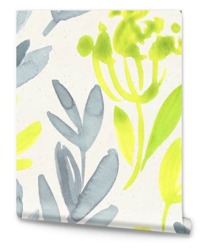Seamless watercolor floral pattern