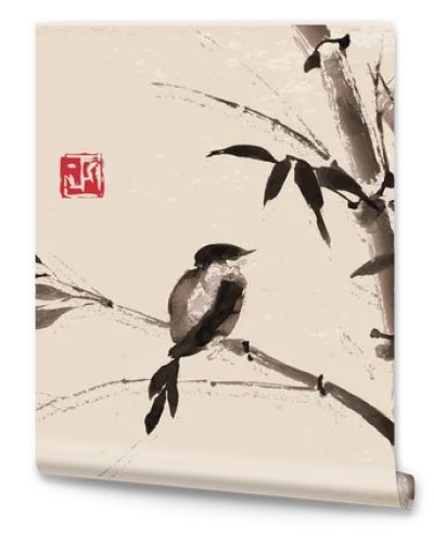 Bamboo and bird