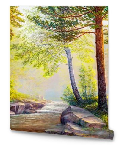 Oil painting landscape 