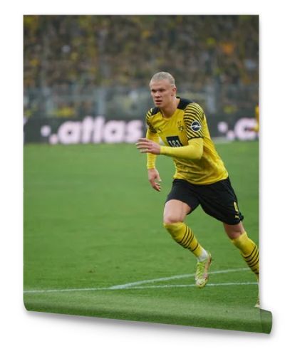 GERMANY, DORTMUND - APRIL 2, 2022: Erling Haaland. The match of Bundesliga Borussia Dortmund vs RB Leipzig at Signal Iduna Park