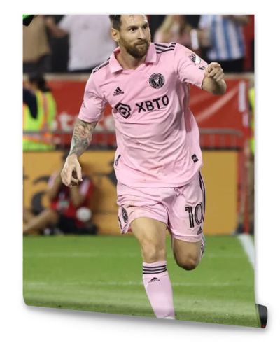 2023 MLS Regular Season: NY Red Bulls vs Inter Miami. August 26, 2023. Harrison, New Jersey, USA: Lionel Messi (Inter Miami) celebrates his goal during soccer match between NY Red Bulls and Inter Miami, valid for Major League Soccer (MLS) 