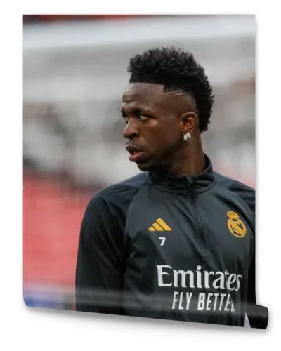 Vinicius Junior  during  Official training before UEFA Champions League 2024 final game between Borussia Dortmund and  Real Madrid at Wembley Stadium, London, United Kingdom (Maciej Rogowski)