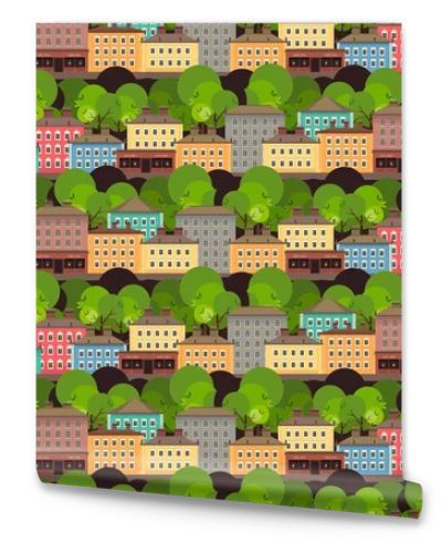 seamless pattern City