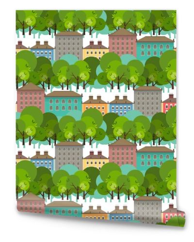 seamless pattern City