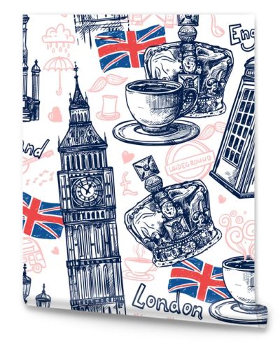 London Seamless Pattern