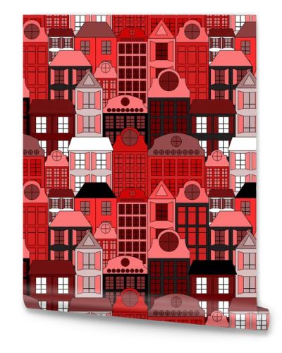 seamless building background. stock vector