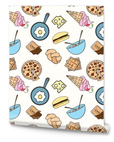 Seamless food pattern