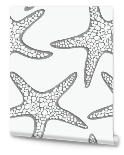 Sea star perforated with 3D shadow effect