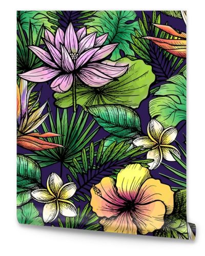 Tropical Seamless Pattern