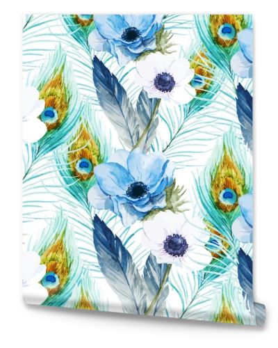 Anemones flowers pattern
