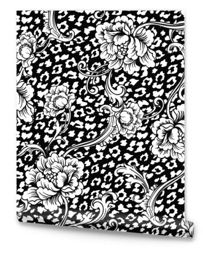 Eclectic fabric seamless pattern.