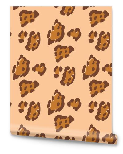 Modern abstract seamless pattern with leopard print. Modern leopard seamless pattern. Animal skin. Vector bright background. Fur animal skin fashion textile, surface design. Textile design, fabric.