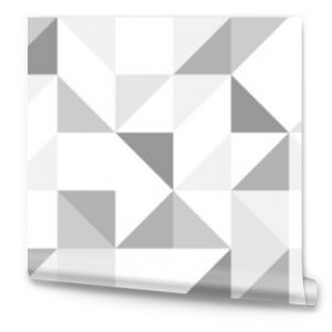 Białe modne tło trójkątów w ilustracji wektorowych płaski nowoczesny styl Okładka szarych kształtów geometrycznych w retro tekstura fo