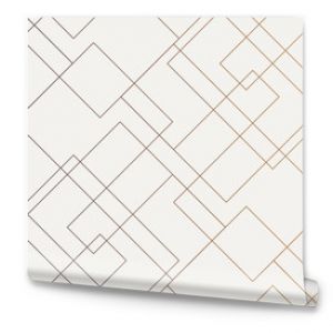 Geometryczny wzór wektorowy powtarzający się cienki liniowy kwadratowy rombowy kształt i prostokąt Czysty projekt tapety z tkaniny malowane Patt