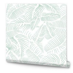 Abstrakcyjny urlop tło wzór wektor Tropikalna tapeta z liśćmi monstery Botaniczny projekt tekstury do druku sztuki ściennej