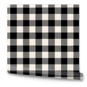 Black and White Plaid Pattern.