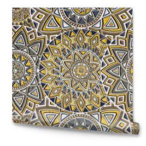 mosaic, ceramic kitchen tile, abstract pattern