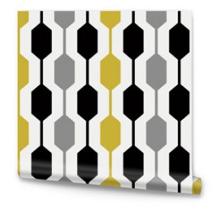 1960s Wallpaper Pattern   Repeating 60s Retro Design   Stylish Mod Geometric Design