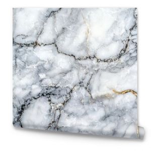 White marble texture with grey and gold veins.