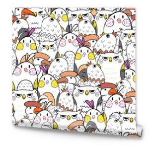 seamless birds pattern