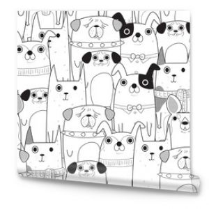 Seamless Dogs pattern