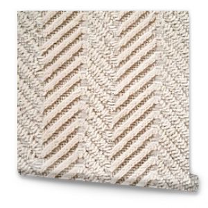 Beige Carpet Texture with Geometric Chevron Pattern